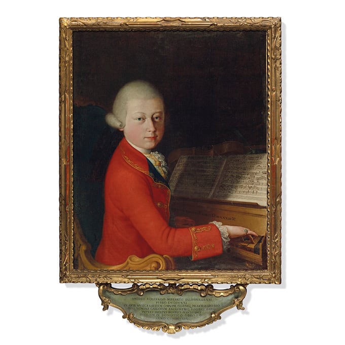 Неизвестный портрет Моцарта может уйти с молотка за один миллион фунтов