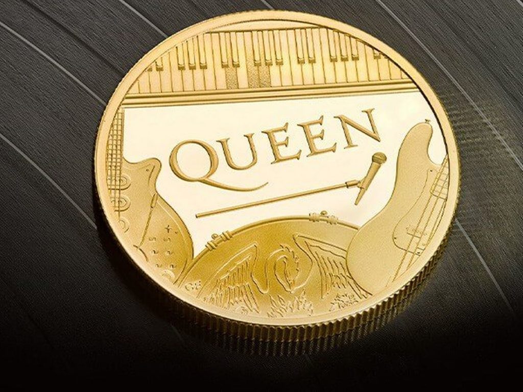 В Великобритании выпустили монету в честь группы Queen
