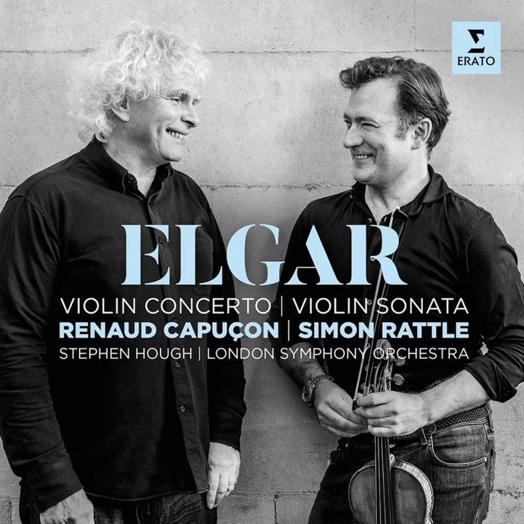 Elgar. Violin Concerto & Violin Sonata <br>Renaud Capuçon, Stephen Hough <br>London Symphony Orchestra <br>Sir Simon Rattle <br>Erato